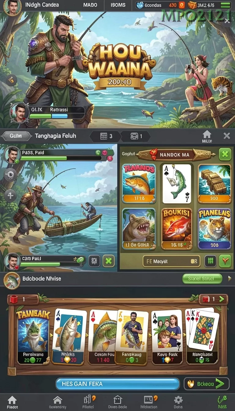 Cuplikan layar YOWESTOGEL — menu navigasi