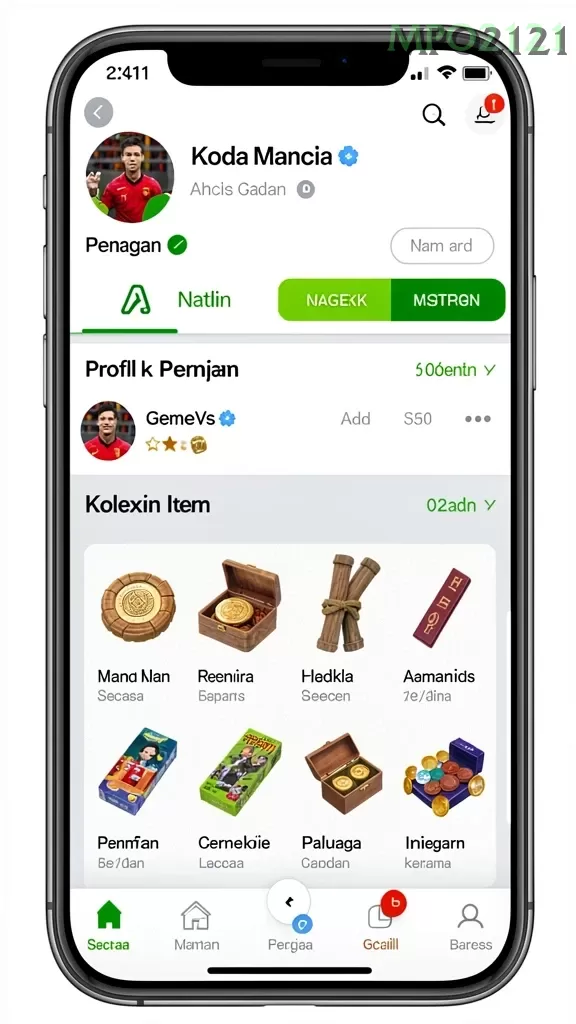 Cuplikan layar BPJS777 — menu navigasi